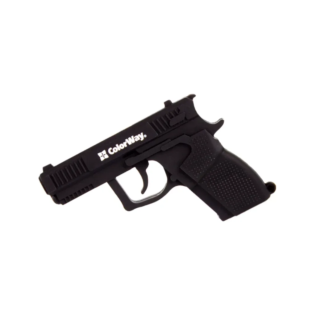 USB флеш накопичувач ColorWay Pistol 32 GB 3.0 Black (CW-USBPL32)