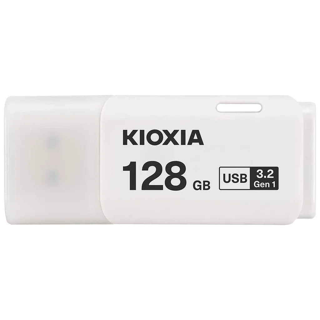 USB флеш накопичувач Kioxia 128GB TransMemory U301 White USB 3.2 (LU301W128GG4)