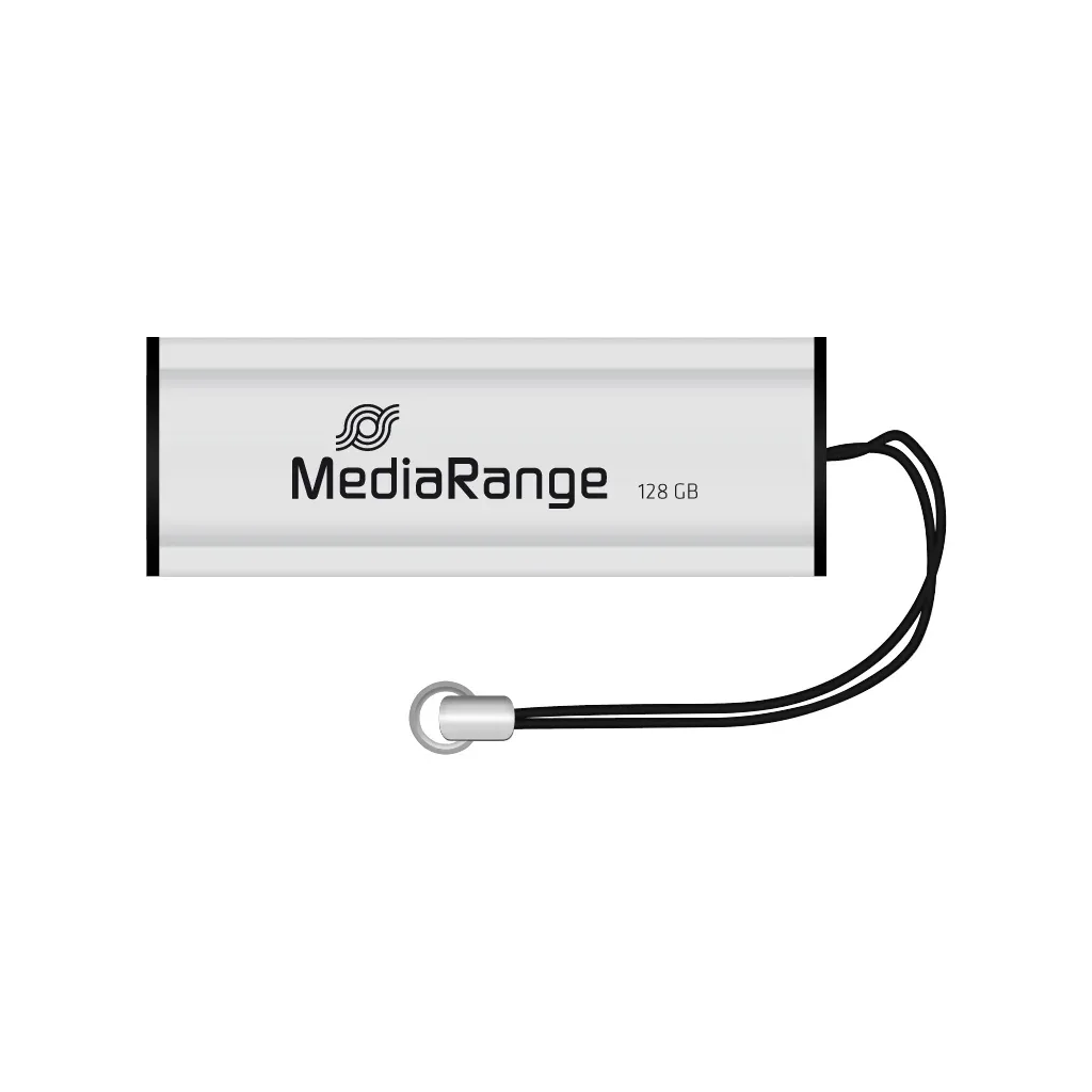 USB флеш накопичувач Mediarange 128GB Black/Silver USB 3.0 (MR918)