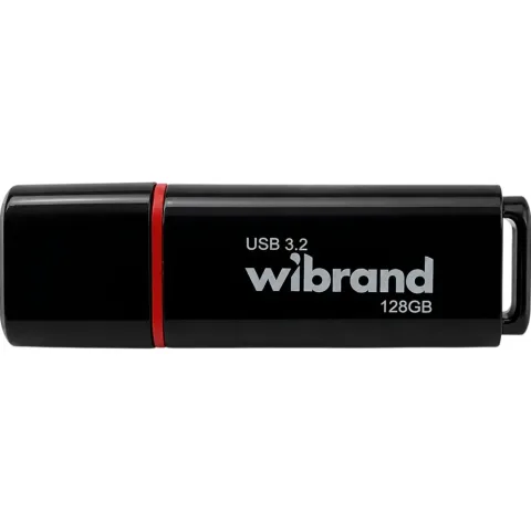 USB флеш накопичувач Wibrand 128GB Scarab Black USB 3.2 (WI3.2/SC128P11B)