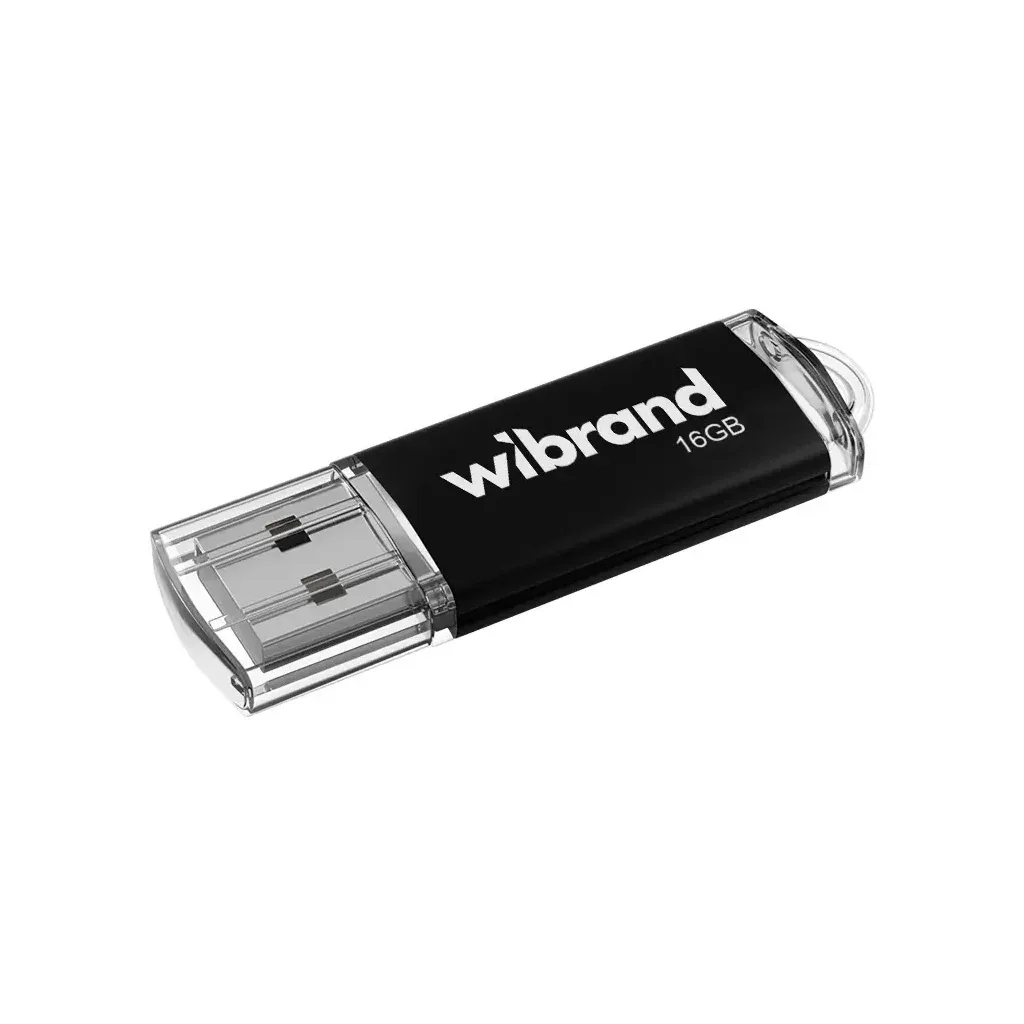 USB флеш накопичувач Wibrand 16GB Cougar Black USB 2.0 (без упаковки ОЕМ) (NL2.0/16P1B)