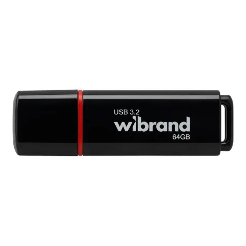 USB флеш накопичувач Wibrand 64GB Scarab Black USB 3.2 (WI3.2/SC64P11B)