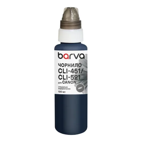Чорнило Barva Canon CLI-426/CLI-451/CLI-521 100 мл, special, gray (C521-469e)