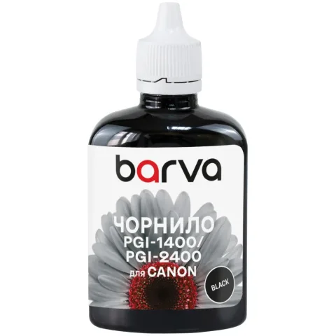 Чорнило Barva Canon PGI-1400/PGI-2400 100 мл, BK Pigm. (C1400-924)