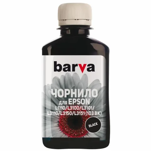 Чорнило Barva Epson 103 180мл BLACK (E103-695)