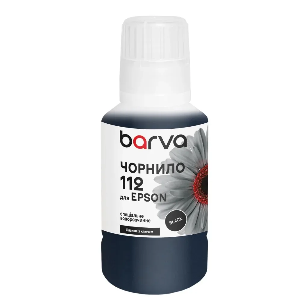 Чорнило Barva Epson 112 127 мл, special, black, OneKey, (E112-1016)