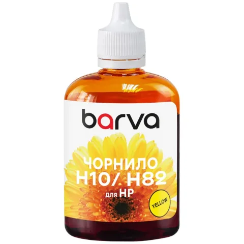 Чорнило Barva HP 10/11/13/82/88100ml yellow, water-soluble (H10-671)