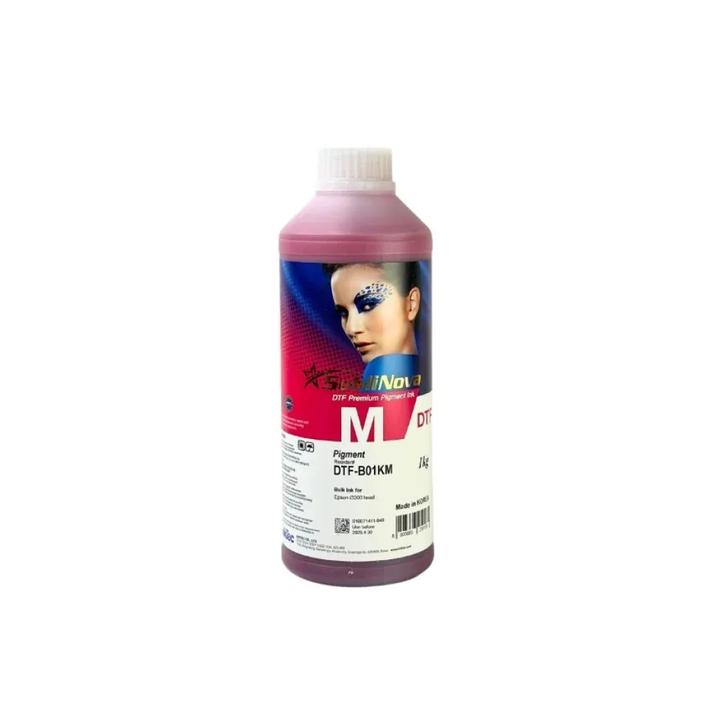 Чорнило InkTec Epson DTF Premium 1L, pigmented magenta (DTF-B01KM)