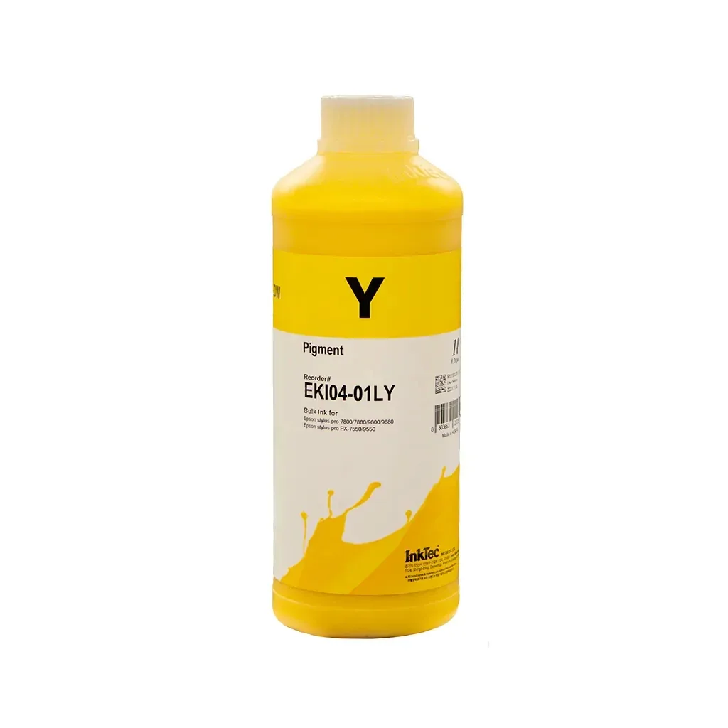 Чорнило InkTec Epson LFP Pigment Yellow 1L (EKI04-01LY)