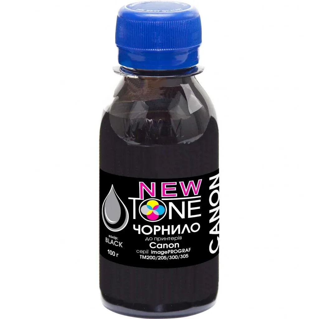 Чорнило NewTone Canon iPF TM-200/305 100г Black Pigm. (NT.PFI120Bk-2)