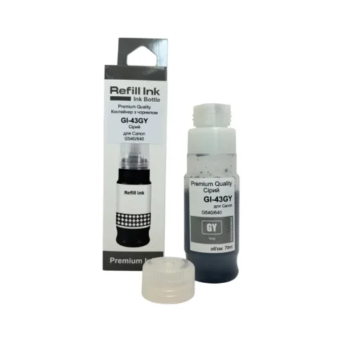 Чорнило Premium Quality Canon GI-43 70мл Grey 4707C001 (70264929)