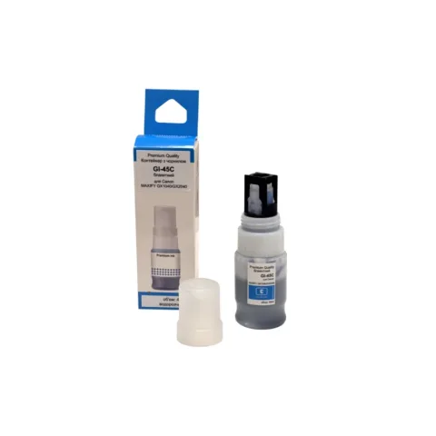 Чорнило Premium Quality Canon GI-45 40 ml Cyan, MAXIFY GX1040/GX2040 (70265160)