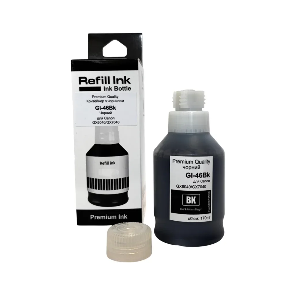 Чорнило Premium Quality Canon GI-46 170мл Black SmartFill (70264936)