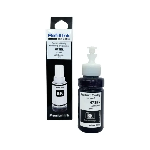 Чорнило Premium Quality Epson 673 70мл Black (70264895)