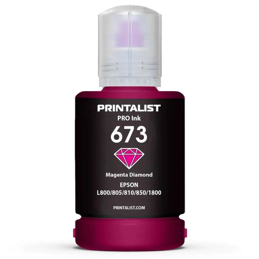 Чорнило Printalist Epson 673 L800 140g Magenta (PL673M)