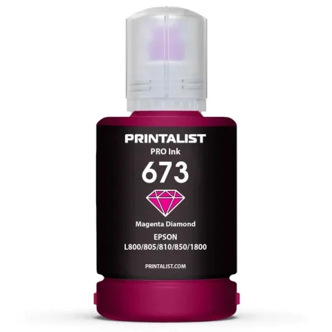 Чорнило Printalist Epson 673 L800 140g Magenta (PL673M)
