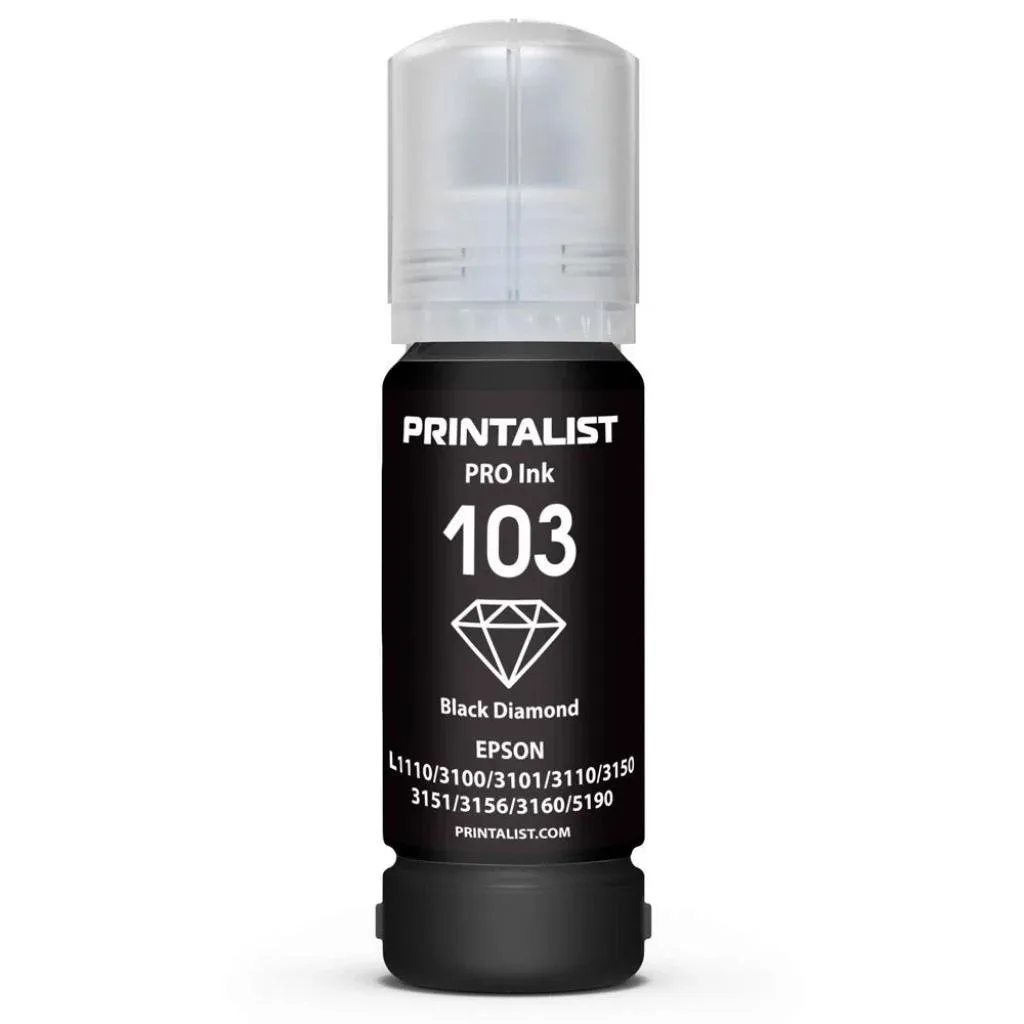 Чорнило Printalist Epson L3100/3110/3150 70г Black (PL103BK)