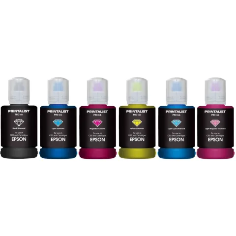 Чорнило Printalist Epson Universal 6х140г B/C/M/Y/LC/LM SET (PL-INK-EPSON-SET6)