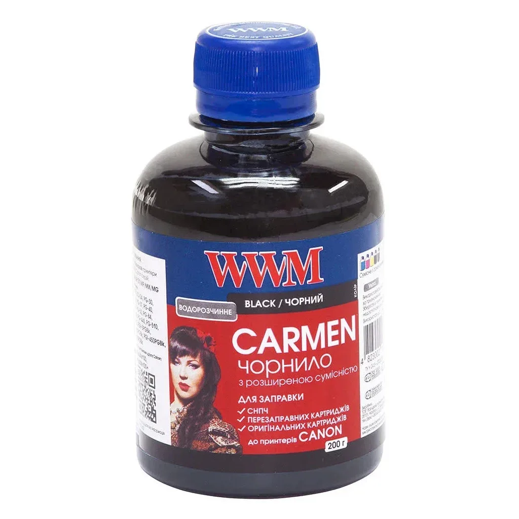 Чорнило WWM CANON UNIVERSAL CARMEN black (CU/B)