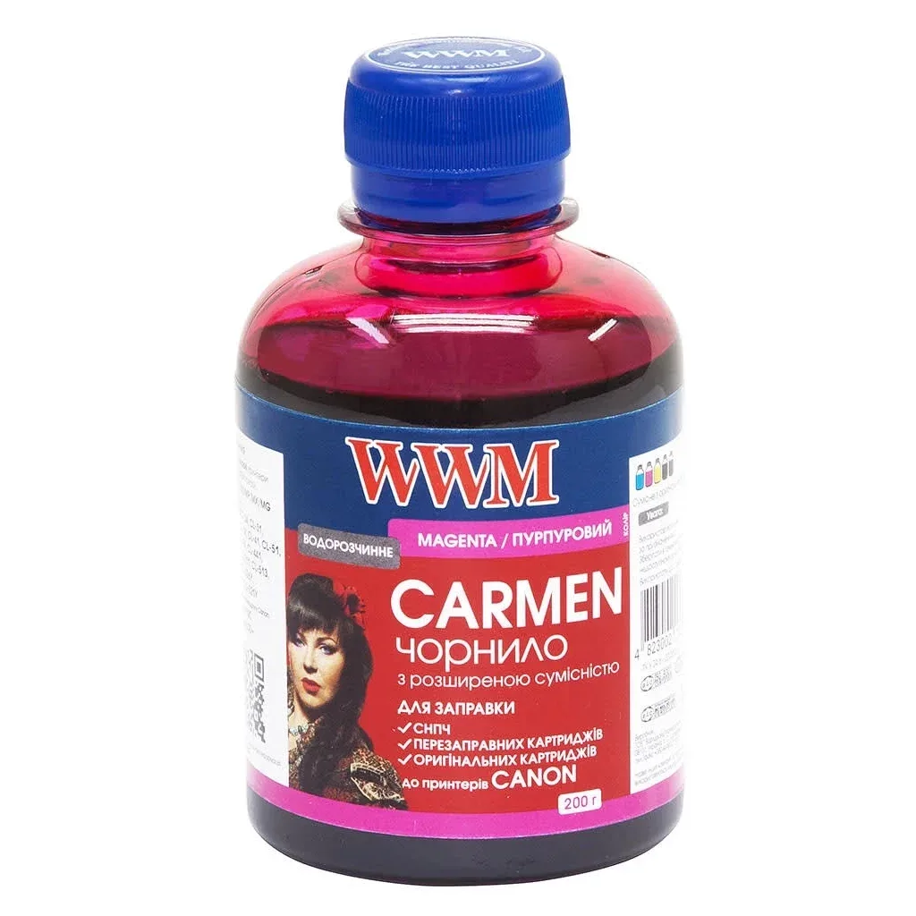 Чорнило WWM CANON UNIVERSAL CARMEN Magenta (CU/M)