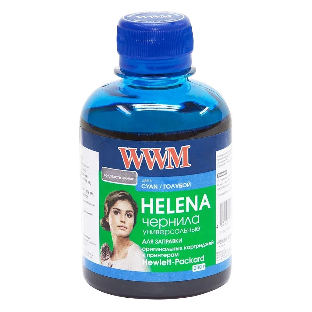 Чорнило WWM HP UNIVERSAL HELENA Cyan (HU/C)