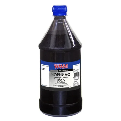 Чорнило WWM Universal Canon/HP/Lexmark/Xerox Black 1000g (U06/B-4)
