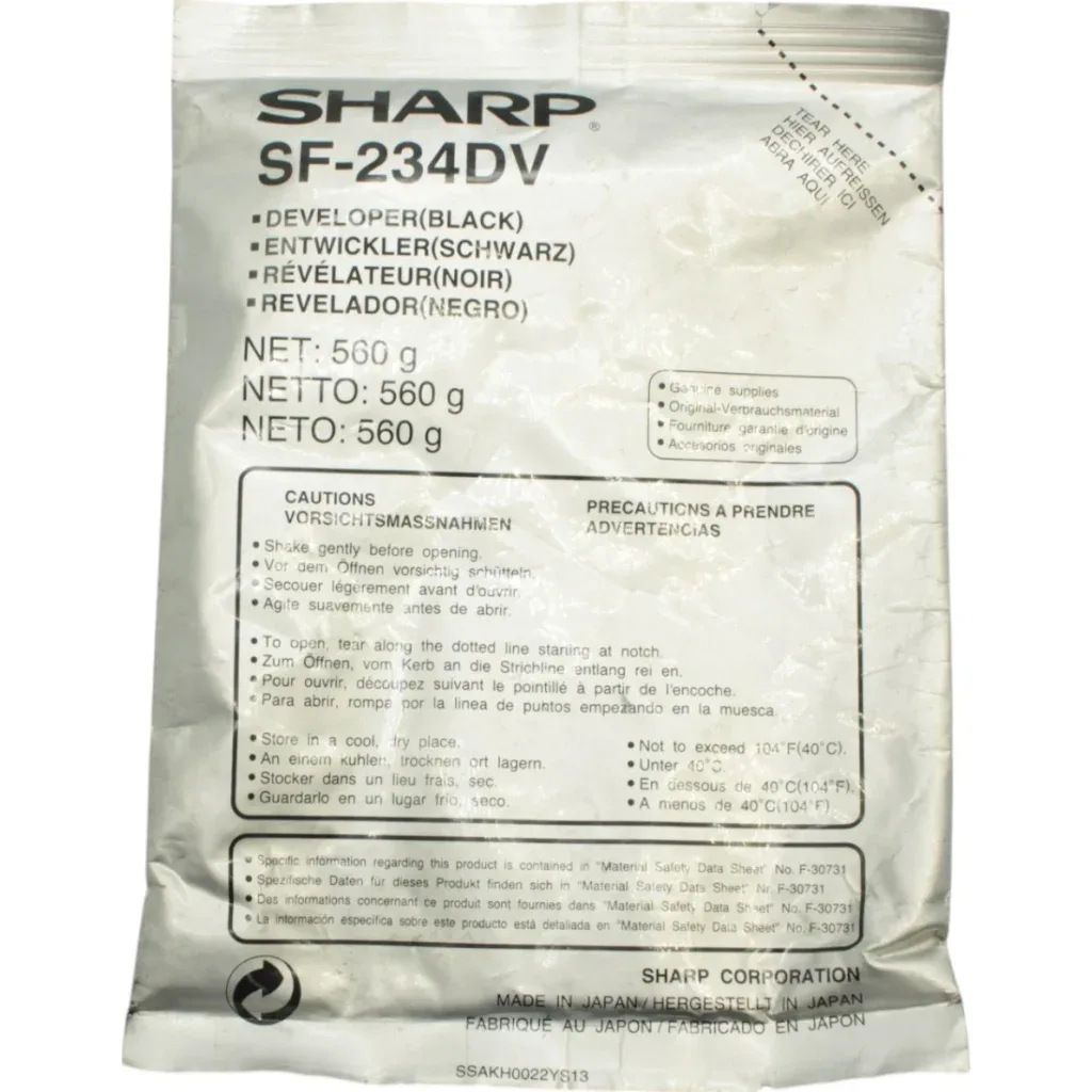 Девелопер Sharp SF-2314/2414/2514/SF-234DV1, 560г/пакет CHINA (2779)