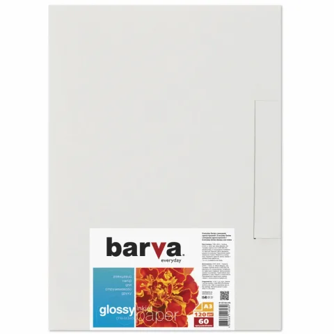 Фотопапір Barva A3 120г Everyday Glossy 60л (IP-CE120-276)