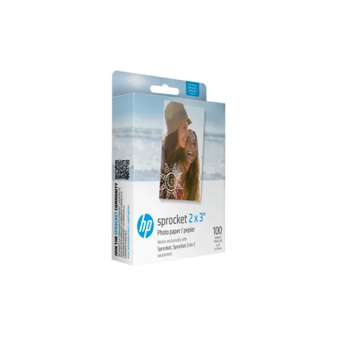 Фотопапір HP Zink 2x3" Sprocket, glossy, self-adhesive, 100sh (HPIZ2X3100)