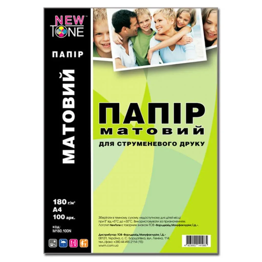 Фотопапір NewTone A4 (M180.100N)