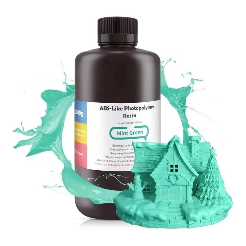 Фотополімерна смола ELEGOO Resin, ABS-like 1кг, green mint (50.103.0022)