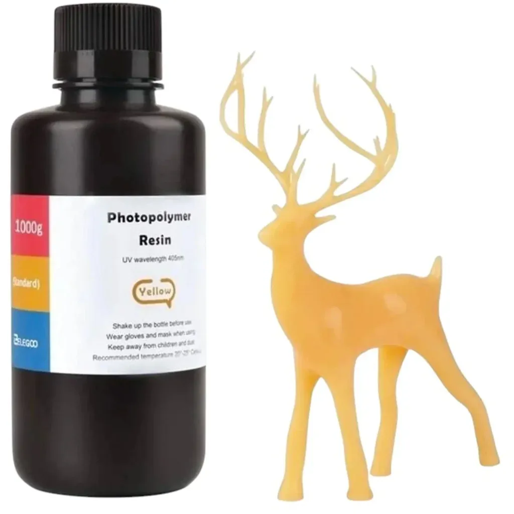 Фотополімерна смола ELEGOO Resin, ABS-like 1кг, yellow (50.103.0103)