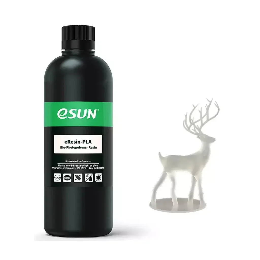 Фотополімерна смола eSUN eResin PLA UV/LCD Transparent 1kg (ERESIN-PLA-T1000G)