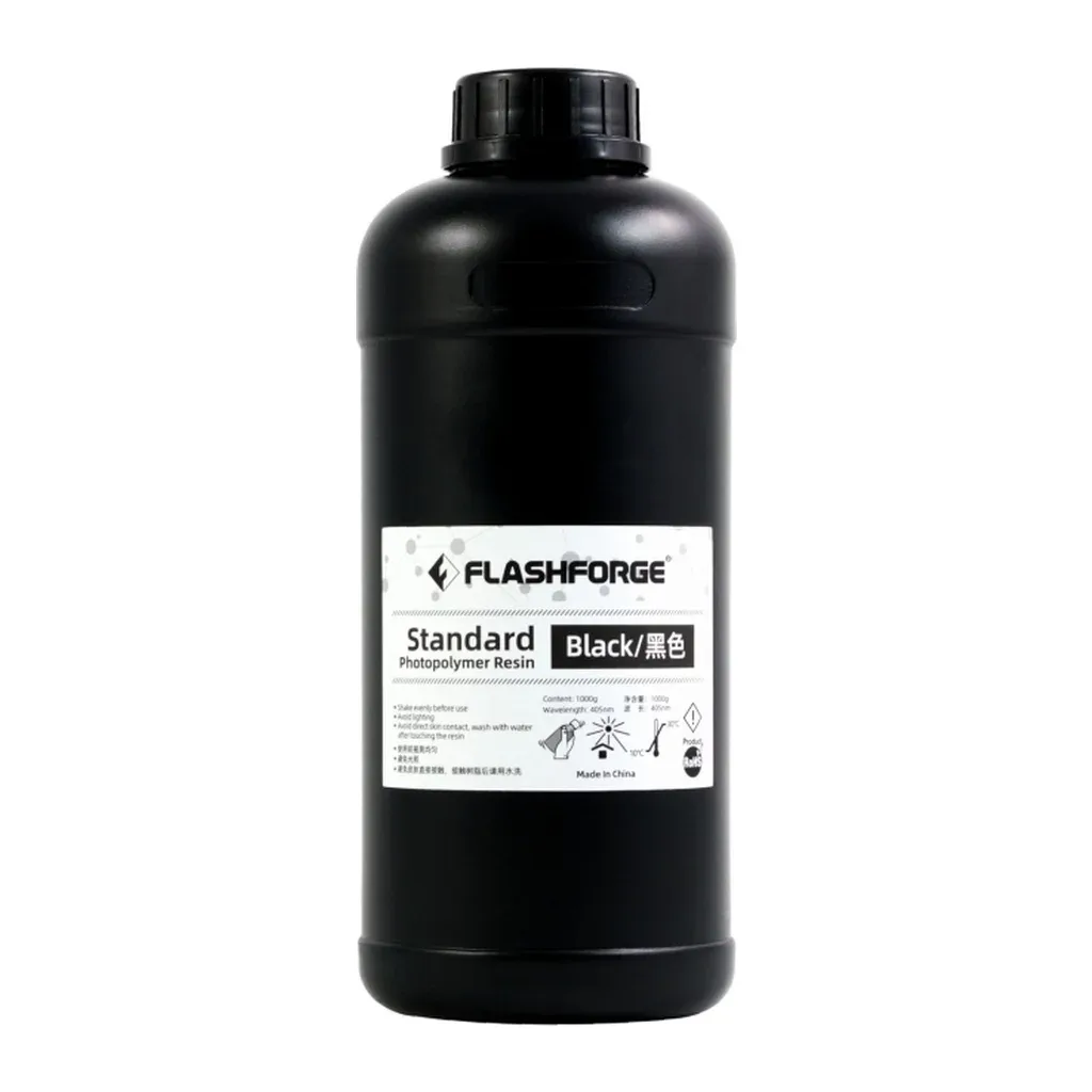 Фотополімерна смола Flashforge Resin Standart UV/LCD Black 1kg (20002084001)