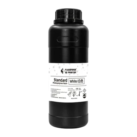 Фотополімерна смола Flashforge Resin Standart UV/LCD White 0,5kg (20001866001)