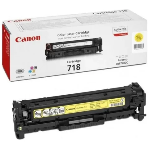 Картридж Canon 718 LBP-7200/ MF-8330/ 8350 yellow (2659B002/2659B014)