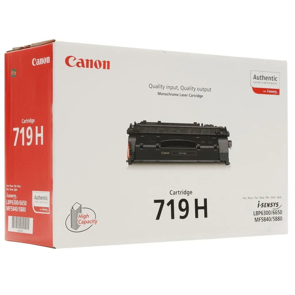Картридж Canon 719H Black LBP-6650dn/6300dn/MF5580 (3480B002/3480B012)