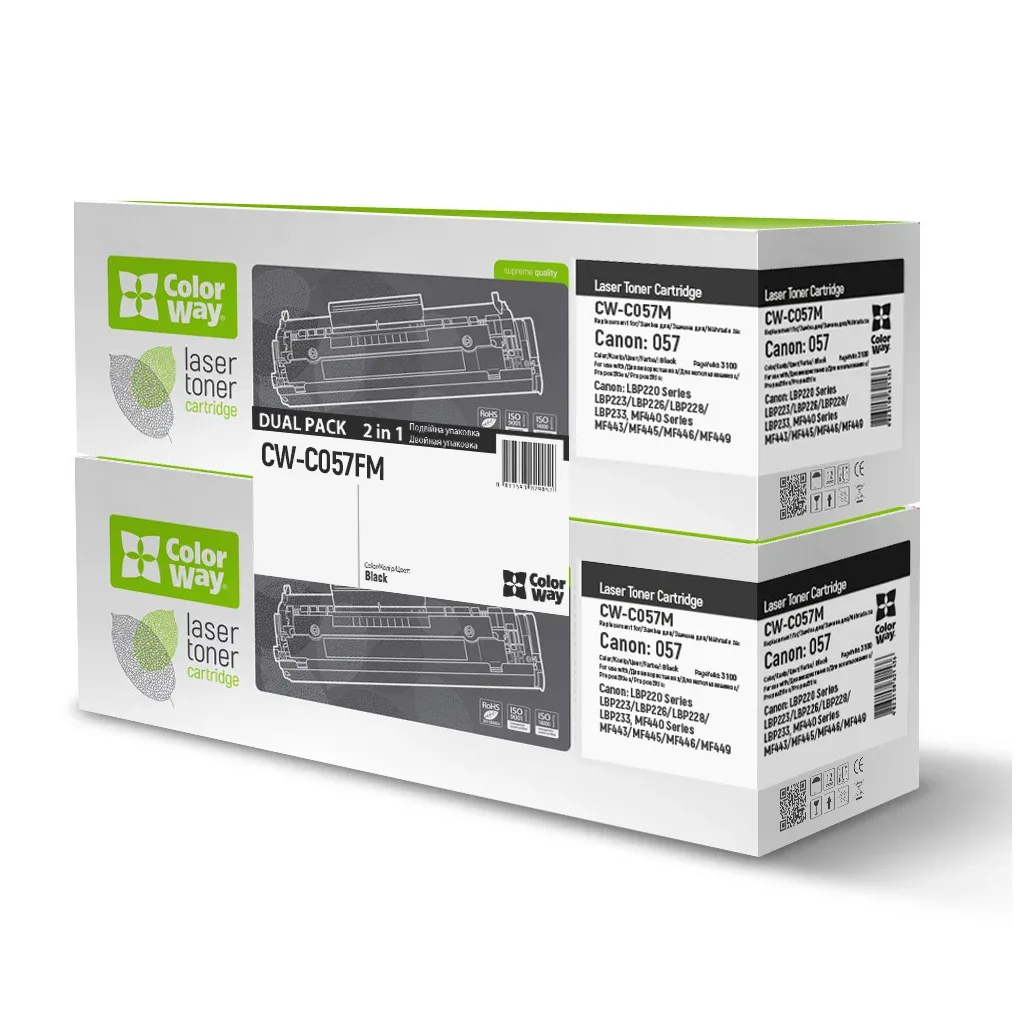 Картридж ColorWay для CANON 057 DUAL PACK (CW-C057FM)