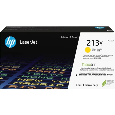 Картридж HP CLJ  213Y Yellow 12K (W2132Y)