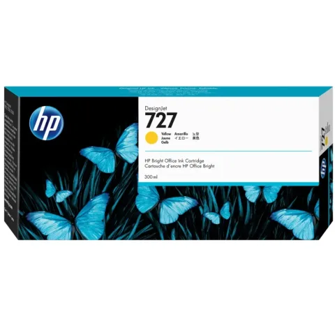 Картридж HP DJ No.727 XXL Yellow 300-ml (F9J78A)
