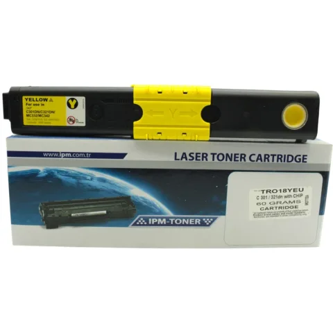 Картридж IPM OKI C301/321 2000 Yellow (TRO18YEU)