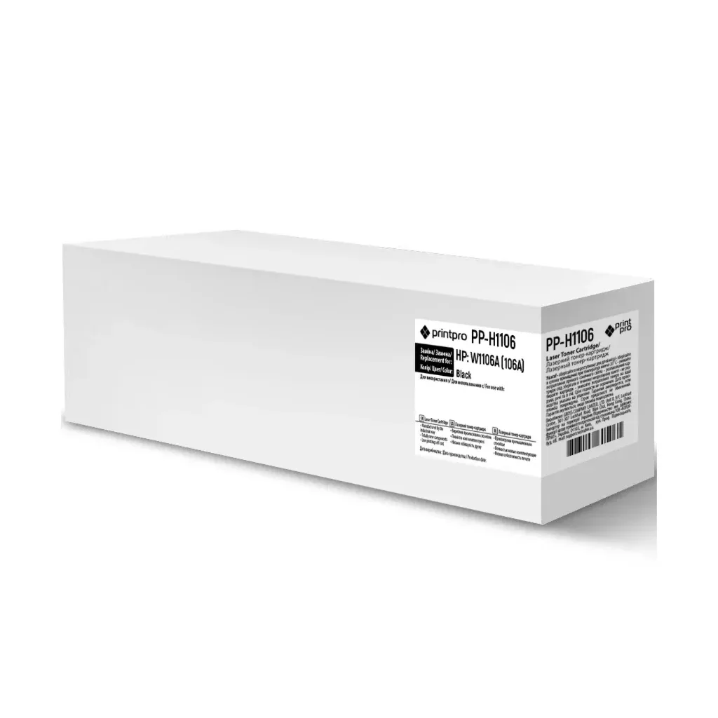 Картридж PrintPro HP (W1106A) M107/135/137 Black (PP-H1106)