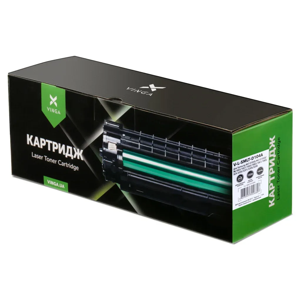 Картридж Vinga Samsung ML-1660/SCX-3200, MLT-D104S/MLT-D1043 (V-L-SMLT-D104A)
