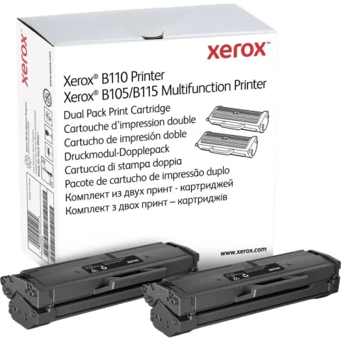 Картридж Xerox B105/B110/B115 Black 2x1.5K (006R04964)