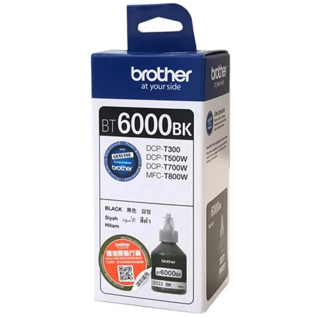 Контейнер з чорнилом Brother BT6000BK black 6500p. (BT6000BK)