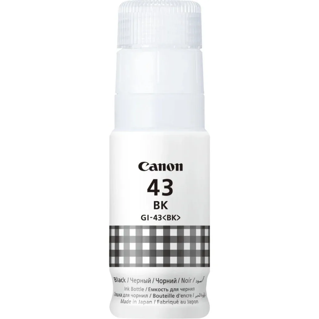 Контейнер з чорнилом Canon GI-43 Black 70ml (4698C001)