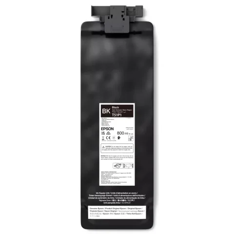 Контейнер з чорнилом Epson T51P UltraChrome GS3 Black, 800ML (C13T51P100)