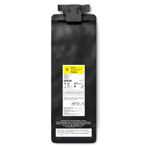 Контейнер з чорнилом Epson T51P UltraChrome GS3 Yellow, 800ML (C13T51P400)