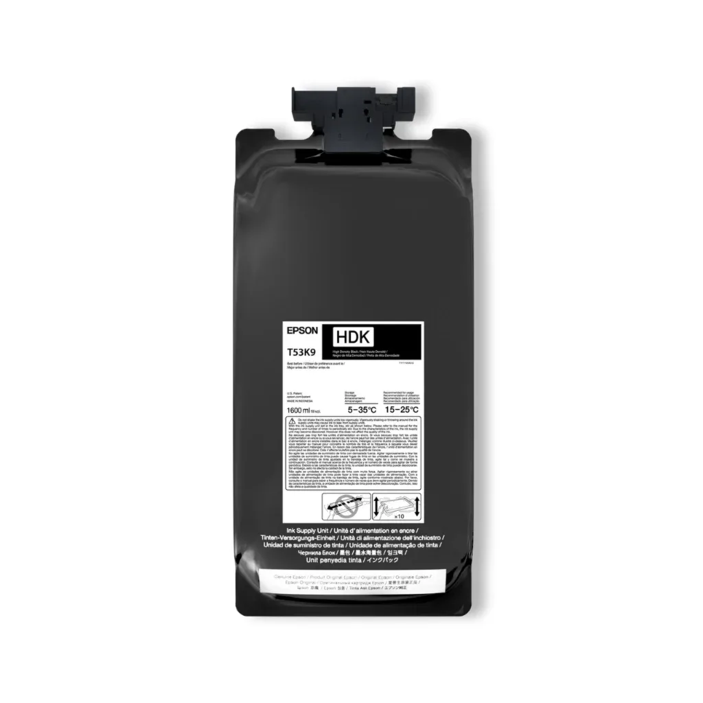 Контейнер з чорнилом Epson T53L UltChr DS High Density Black 1.6Lx2 (C13T53L900)