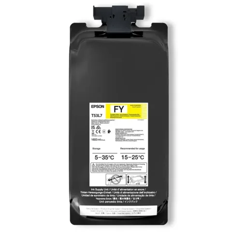 Контейнер з чорнилом Epson T53L UltChrDS FluoresYellow(1.6Lx2) (C13T53L700)